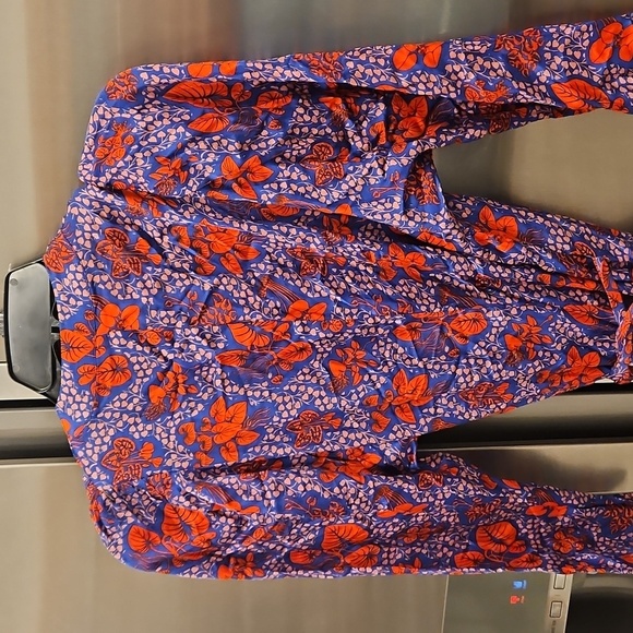 💕RODEBJER💕 Milia Wrap Dress ~ Deep Sea Blue Small S - Picture 8 of 13